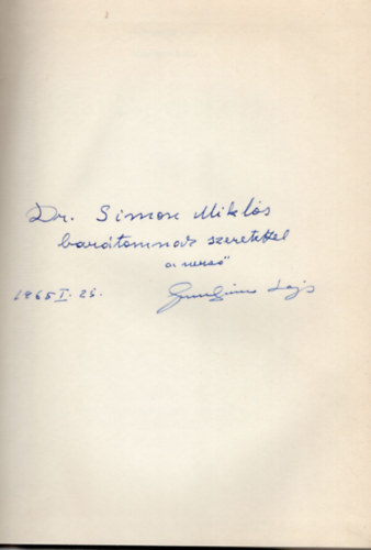 Grandpierre Lajos - Napfogyatkozás- dedikált