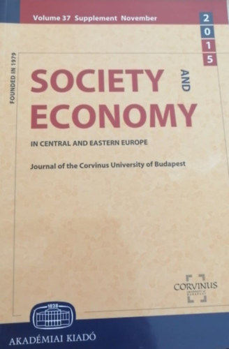 Cs�ki Csaba  (szerk.) - Society and economy in central and eastern Europe 2015 Supplement