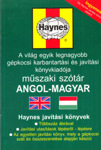 Haynes javtsi knyvek - mszaki sztr angol-magyar