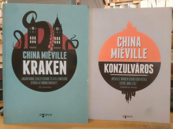China Miéville - 2 db China Miéville: Kraken + Konzulváros