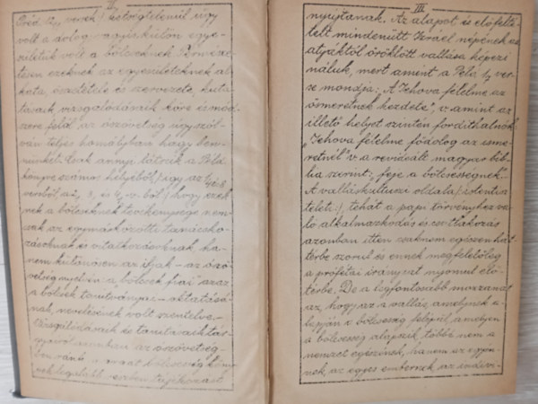 Sass Bla - Pldabeszdek rtelmezse (Kziratmsolat bektve, kzi rssal)