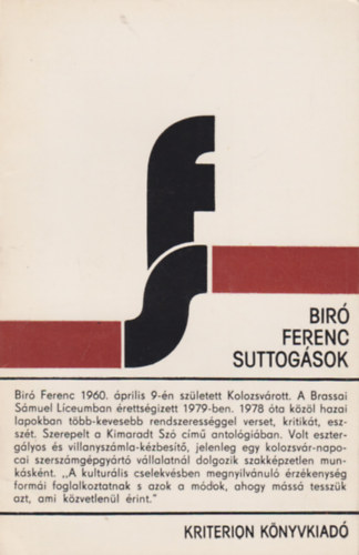 B�r� Ferenc - Suttog�sok