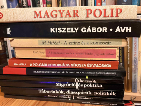 Kondorosi Ferenc, �gh Attila Kiszely G�bor - 11 db politikai t�m�j� k�nyv