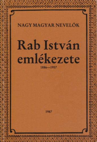 Poai regdikok Barti Kre - Rab Istvn emlkezete 1886-1957