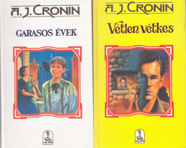 A. J. Cronin - 2 db A. J. Cronin kötet: Garasos évek + Vétlen vétkes