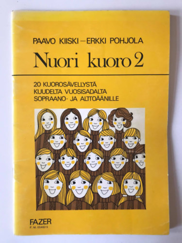 Nuori kuoro 2. (finn nyelv dalosknyv)