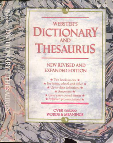 Webster's Dictionary (New revised and expanded edition)