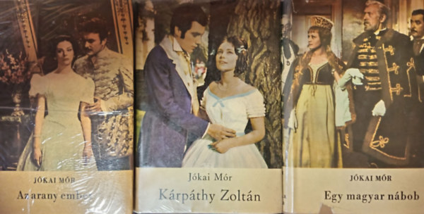 J�kai M�r - 3 db J�kai M�r k�nyv : - Egy magyar n�bob - K�rp�thy Zolt�n - Az Aranyember