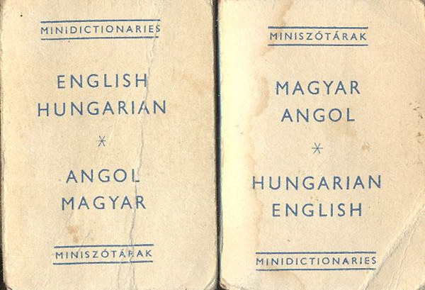 Havas L�via  (szerk.) - Magyar-angol, angol-magyar minisz�t�r I-II. (Minisz�t�rak) - Minik�nyvek