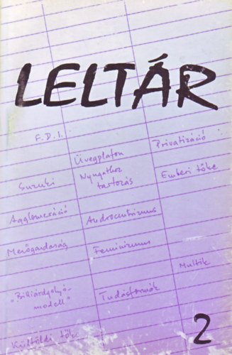 Gthy Vera  (szerk.) - Leltr 2.
