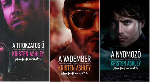 Kristen Ashley - A titokzatos  + A vadember + A nyomoz ( lomfrfi sorozat 1-2-3.) ( 3 ktet )