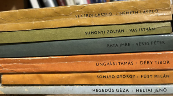 Somlyó Gyögy, Ungváry Tamás, Bata Imre, Sumonyi Zoltán, Vekerdi László Hegedűs Géza - 6db az Arcok és vallomások sorozatból