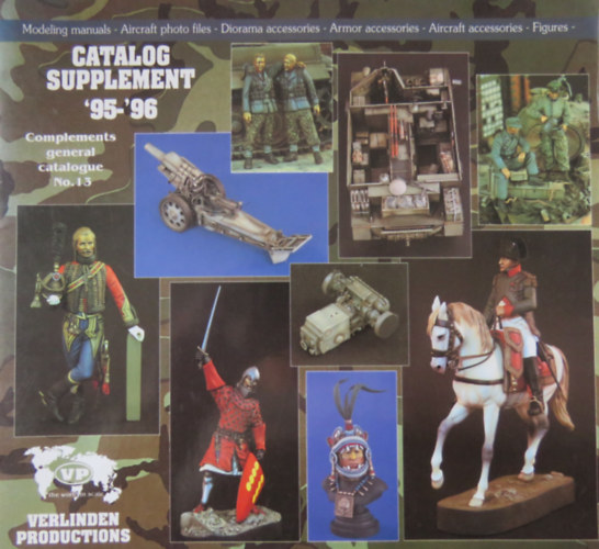 Verlinden Productions Catalog Supplement '95-'96. Complements general catalogue No. 13