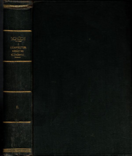 Schch Igncz - A lelkipsztorkodstan kziknyve II.