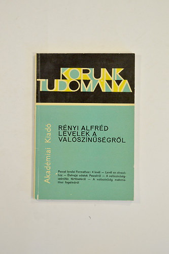R�nyi Alfr�d - Levelek a Val�sz�n�s�gr�l