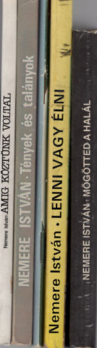 Nemere Istvn - Nemere Istvn knyv ( 5 db egytt ) 1. Mgtted a hall, 2. Lenni vagy lni, 3. Kondorok ellen, 4. Tnyek s talnyok, 5. Amg  kztnk voltl