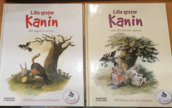 Ulf Nilsson, Eva Eriksson - 2 db Lilla Syster Kanin: Blir jagad av en rav + Och alla hennes vanner (Ekorrböcker)