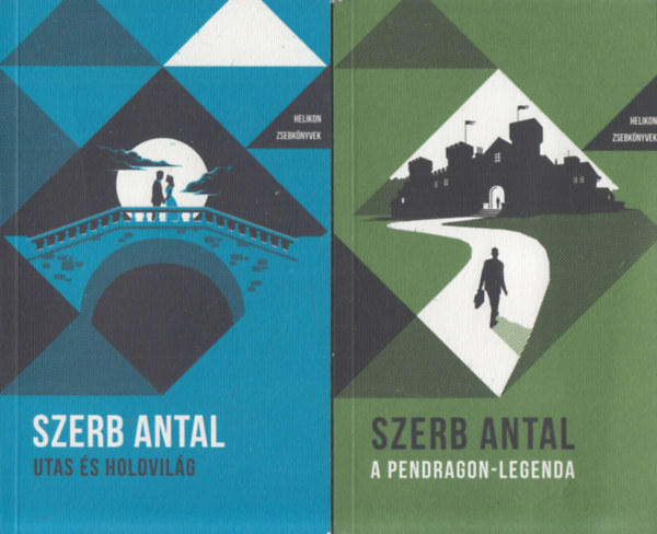 Szerb Antal - 2 db. Helikon zsebk�nyvek (Utas �s holdvil�g + A Pendragon-legenda)