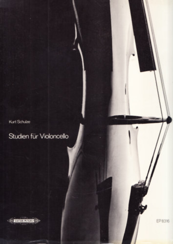 Kurt Schulze - Studien für Violomcello (dedikált)