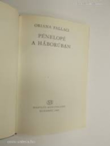 Oriana Falacci - Pnelop a hborban