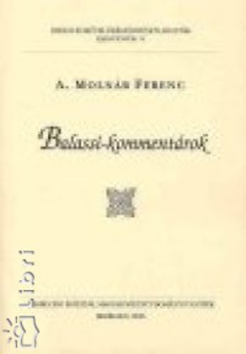 A.Molnr Ferenc - Balassi-kommentrok