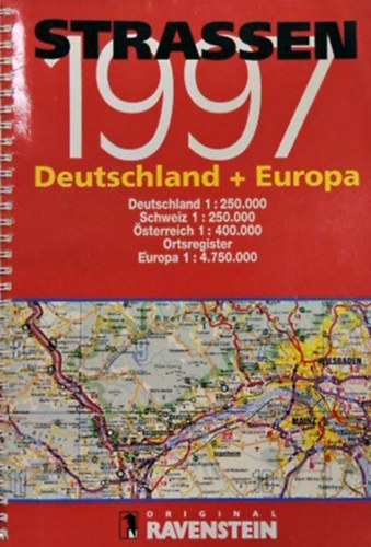 Strassen 1997 - Auto-Atlas Deutschland + Europa
