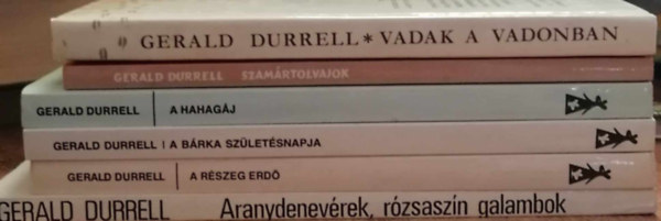 Gerald Durrell - 6 db Gerald Durrell knyv