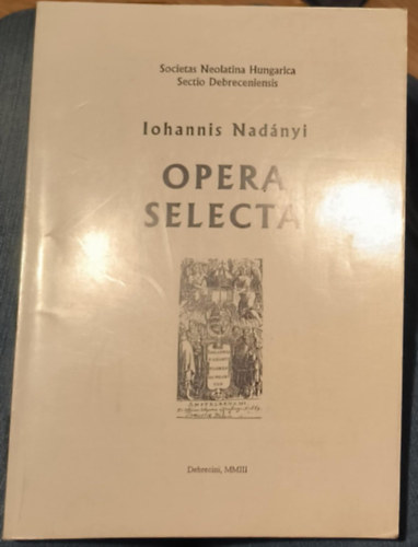 Nadányi János - Opera Selecta