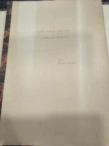 V�s�ry Istv�n - Keleti n�pek �s m�velts�ge : Bels�-�zsia t�rt�nete / Jegyzet [ELTE Bels�-�zsiai Tansz�k]