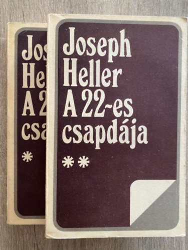 Szerk.: M. Szemlér Judit, Ford.: Papp Zoltán Joseph Heller - A 22-es csapdája I-II. (Saját képpel)