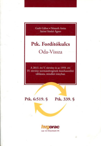 Nmeth Anita, Srin Simk gnes Gad Gbor - Ptk. Fordtkulcs Oda-vissza