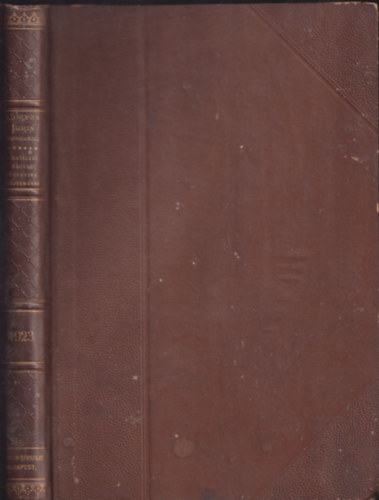 Dr. T�rfy Gyula - Magyar T�rv�nyt�r- 1923. �vi t�rv�nycikkek (Corpus Juris Hungarici)