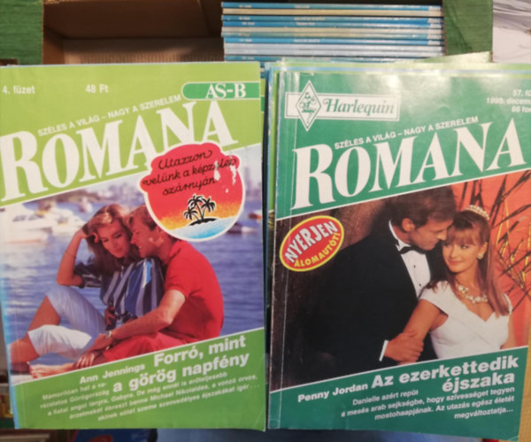 Harlequin - 168 db Romana romantikus f�zet