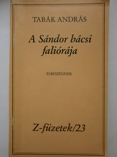 Tabk Andrs - A Sndor bcsi falirja