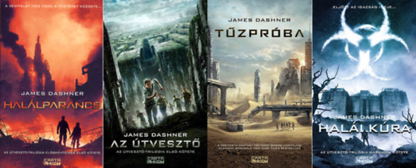 James Dashner - Az tveszt trilgia I-IV. (Az tveszt + Tzprba + Hallkra + Hallparancs)
