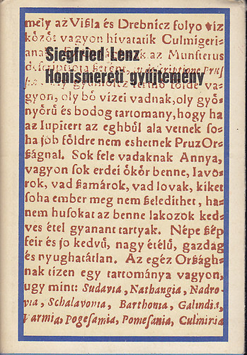 Siegfried Lenz - Honismereti gyűjtemény