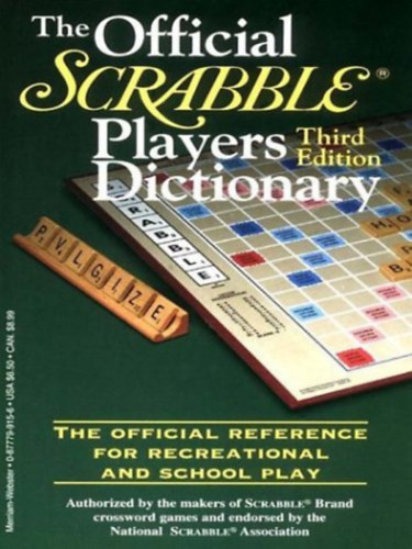 The Official Scrabble Players Dictionary - Third Edition (A hivatalos Scrabble-játékos szótár - harmadik kiadás) ANGOL NYELVEN