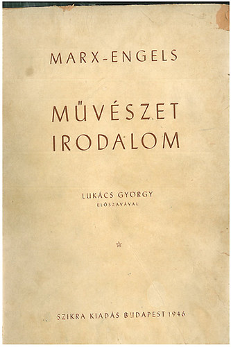 Marx-Engels - Művészet, irodalom