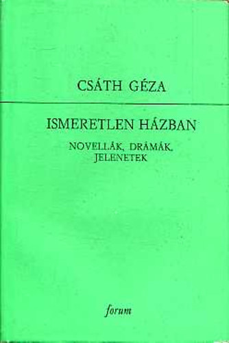 Csth Gza - Ismeretlen hzban I.