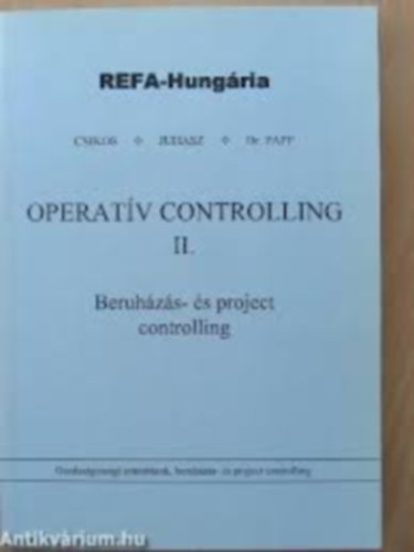 Operat�v Controlling II.