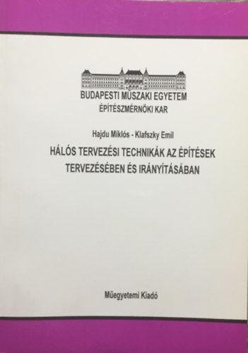 Klafszky Emil Hajdu Mikls - Hls tervezsi technikk az ptsek tervezsben s irnytsban