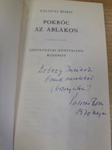Palotai Boris - Pokrc az ablakon