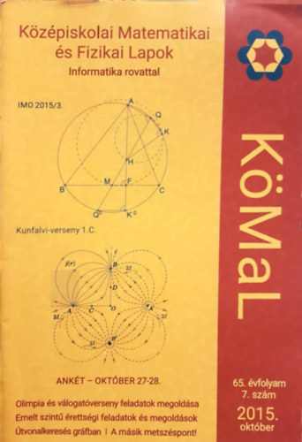 Ratk va - Kzpiskolai matematikai s fizikai lapok 65. vfolyam 7. szm 2015 oktber