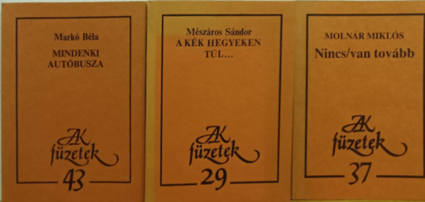 Moln�r Mikl�s, Mark� B�la M�sz�ros S�ndor - Magyar sz�pirodalmi k�nyvcsomag