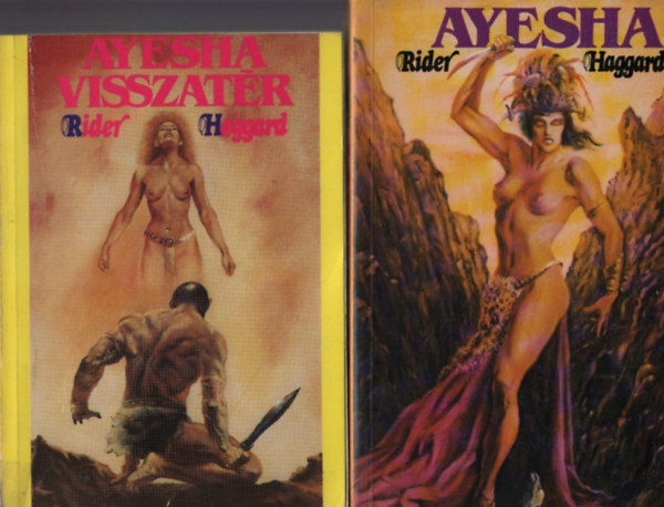 Rider Haggard - 2 db. sci-fi (Ayesha + Ayesha visszatér)