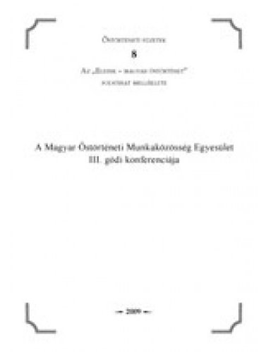 Erd�lyi Istv�n  (f�szerk.) - �st�rt�neti f�zetek 8.