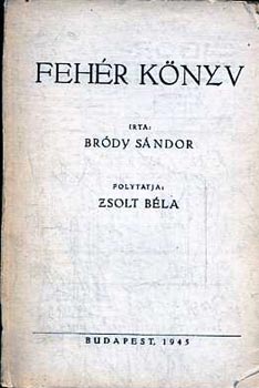 Br�dy S�ndor - Feh�r k�nyv