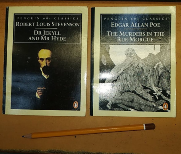 Edgar Allan Poe Robert Louis Stevenson - Penguin 60s Classics: Dr. Jekyll and Mr. Hyde + The Murders in the Rue Morgue (2 ktet)