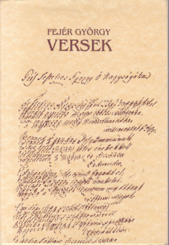 Fejér György - Versek