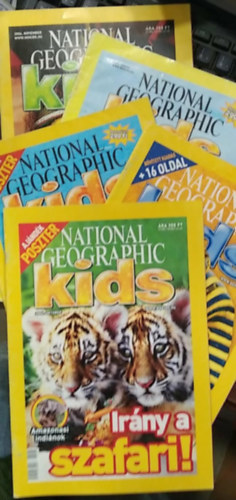 National Geographic Kids 2006. j�nius + j�lius+ augusztus+ okt�ber+ november 5db sz�m egyben